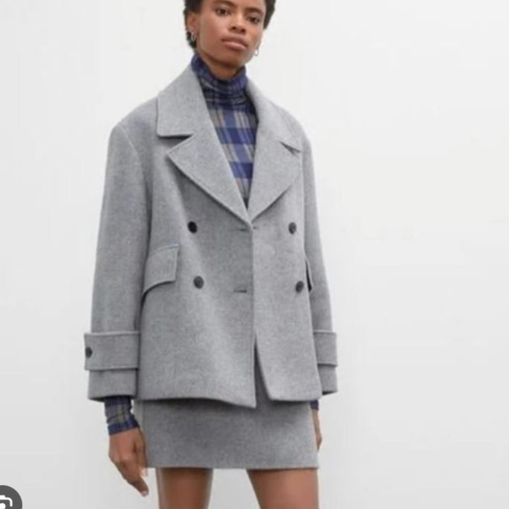 Club Monaco Relaxed Peacoat Grey Size XS